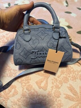 Juicy Couture Dusty Lavender Mini Satchel with Logo